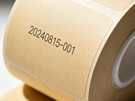 Kode Tanggal dan Nomor Batch pada Label Kertas Kraft